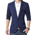 Slim Fit Men's Casual Blazer Business Suit Coat Gentleman Autumn Style